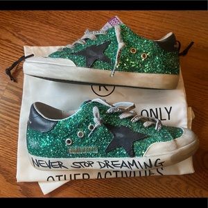 Golden Goose Deluxe Brand Glitter Penstars